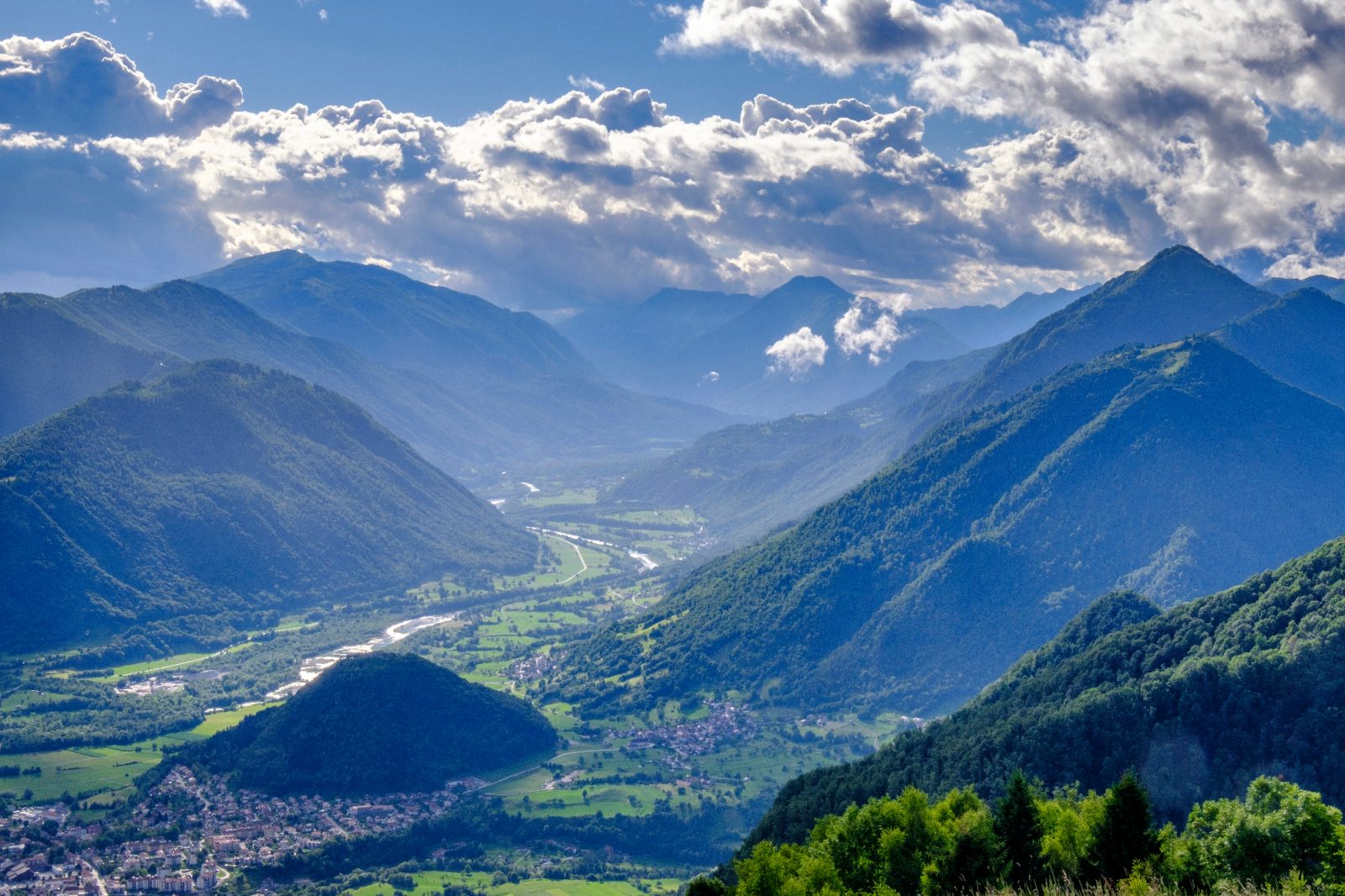 Najlepši del izleta je tudi Bovec, čeprav ni bil načrtovan